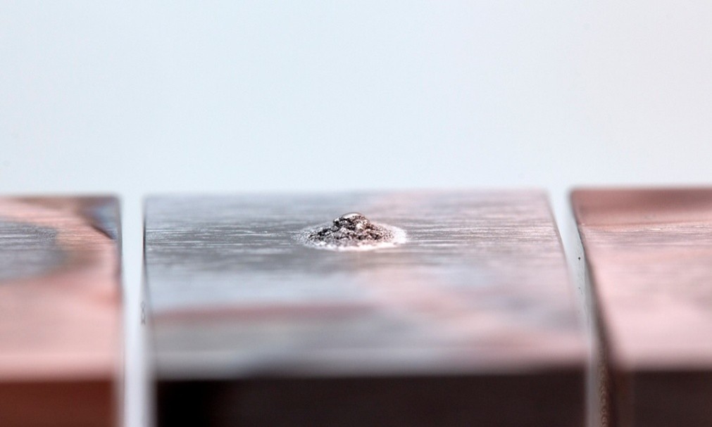 Tungsten monoblock after combined loading