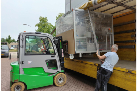 KEROGREEN module loaded into the truck. Picture: DIFFER