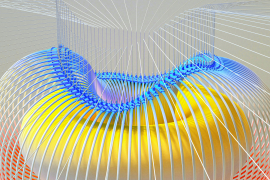 Artist's impression of Artificial Intelligence research for fusion