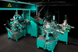 The pulsed laser deposition research cluster basis © DIFFER/Bart van Overbeeke