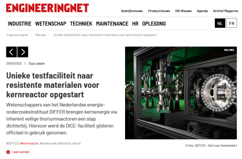 Artikel over DICE op Engineeringnet