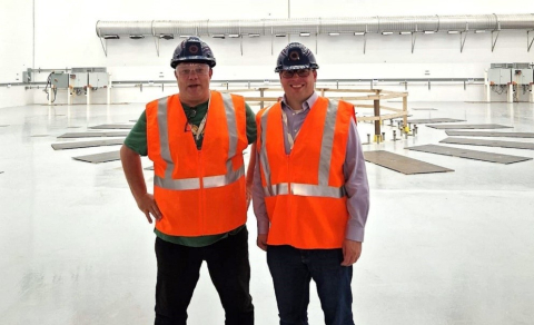 Marco de Baar and Matthijs van Berkel visiting the Commonwealth Fusion Systems site in September 2023 © Matthijs van Berkel